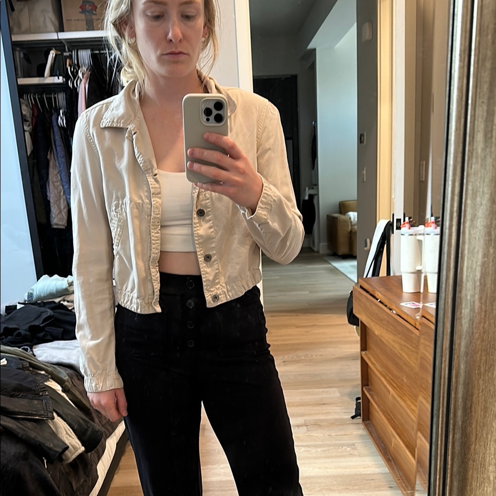 AG Adriano Goldschmied Cream Jacket